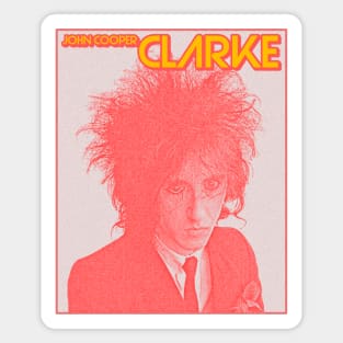 John Cooper Clarke  :: Chickentown Retro 80s FanArt Sticker